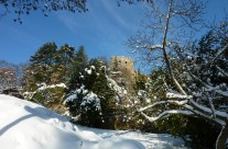 Burg Baden Winterimpression Bild: © K. Schmeißer