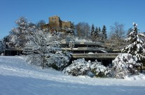 Burg Baden Winterlandschaft Bild: © K. Schmeißer