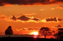 Sonnenuntergang am Lipberg Bild: © K. Schmeißer